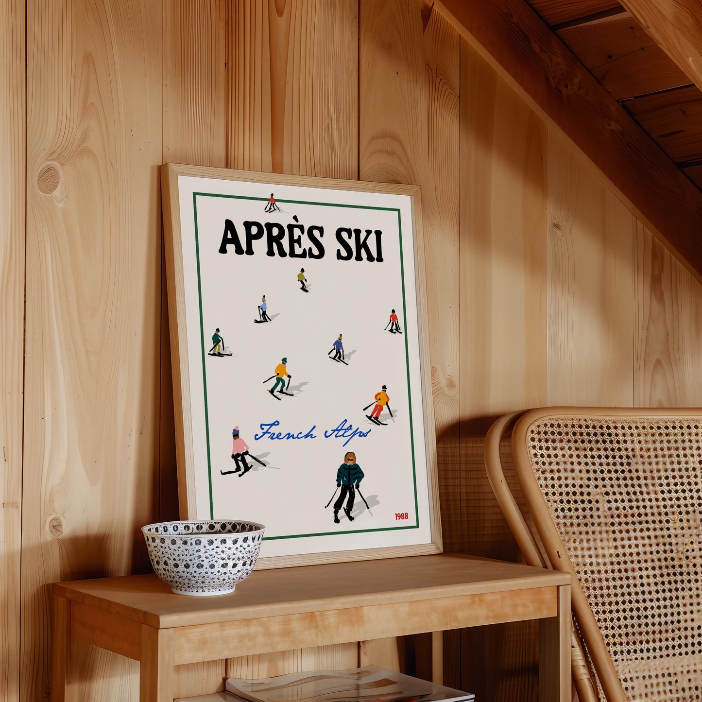 Après Ski | French Apls Print | UNFRAMED