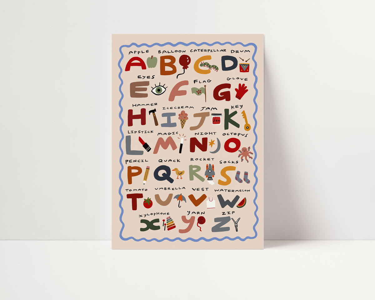 First Alphabet | A4 | STUDIO SECOND