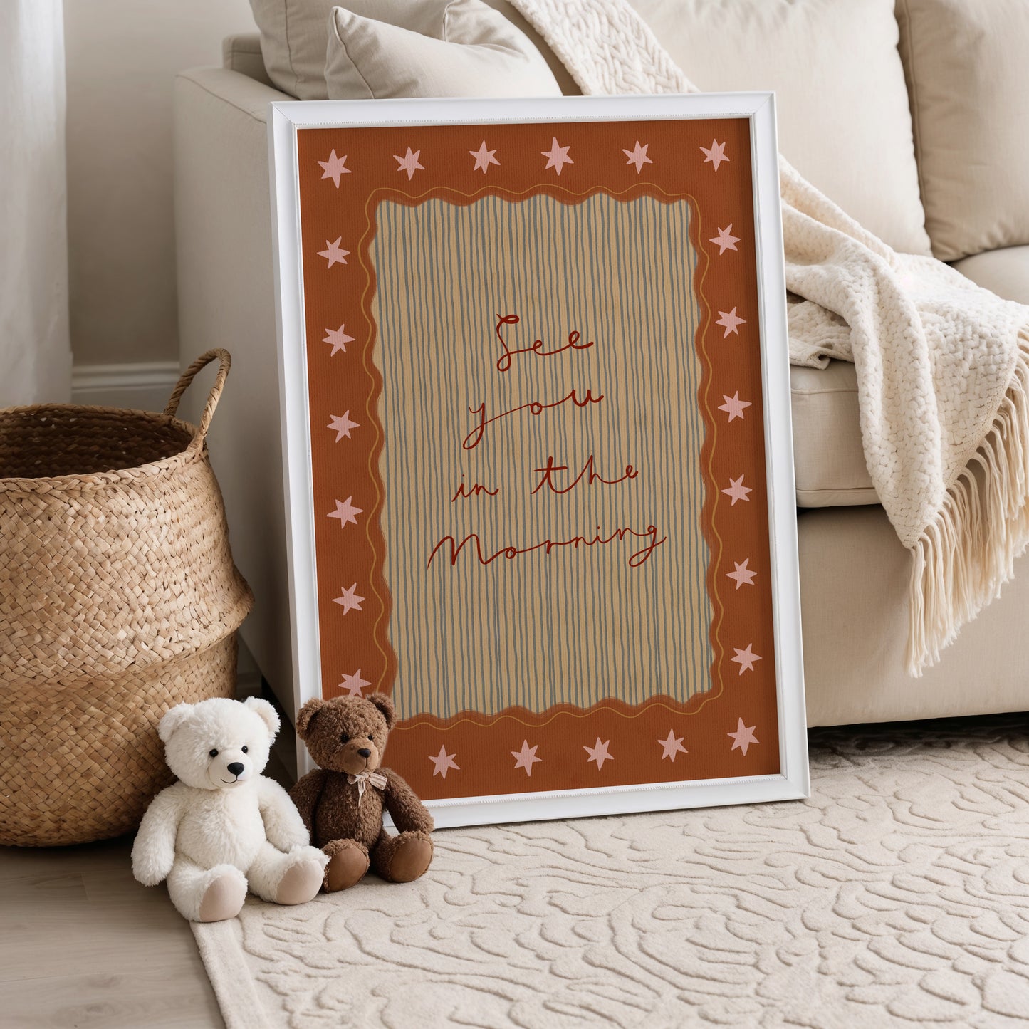 See You In The Morning | Nursery Print | UNFRAMED