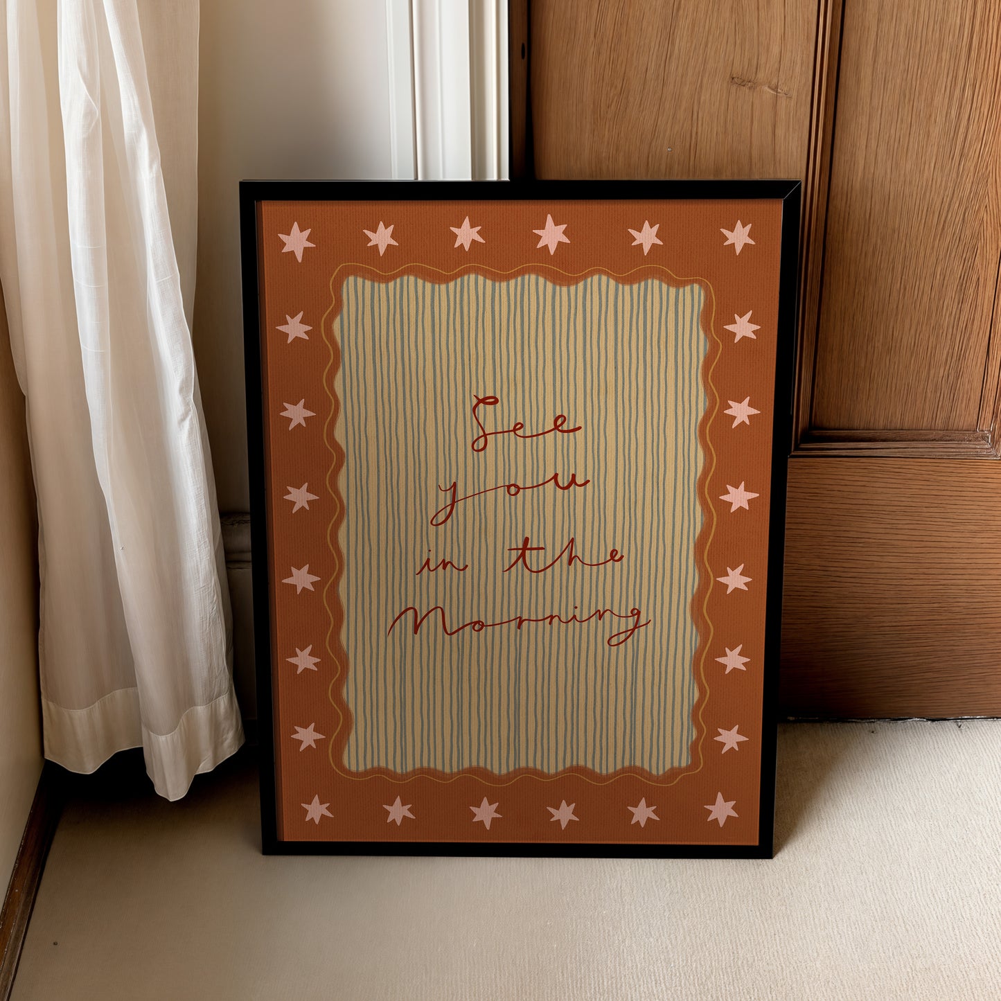See You In The Morning | Nursery Print | UNFRAMED
