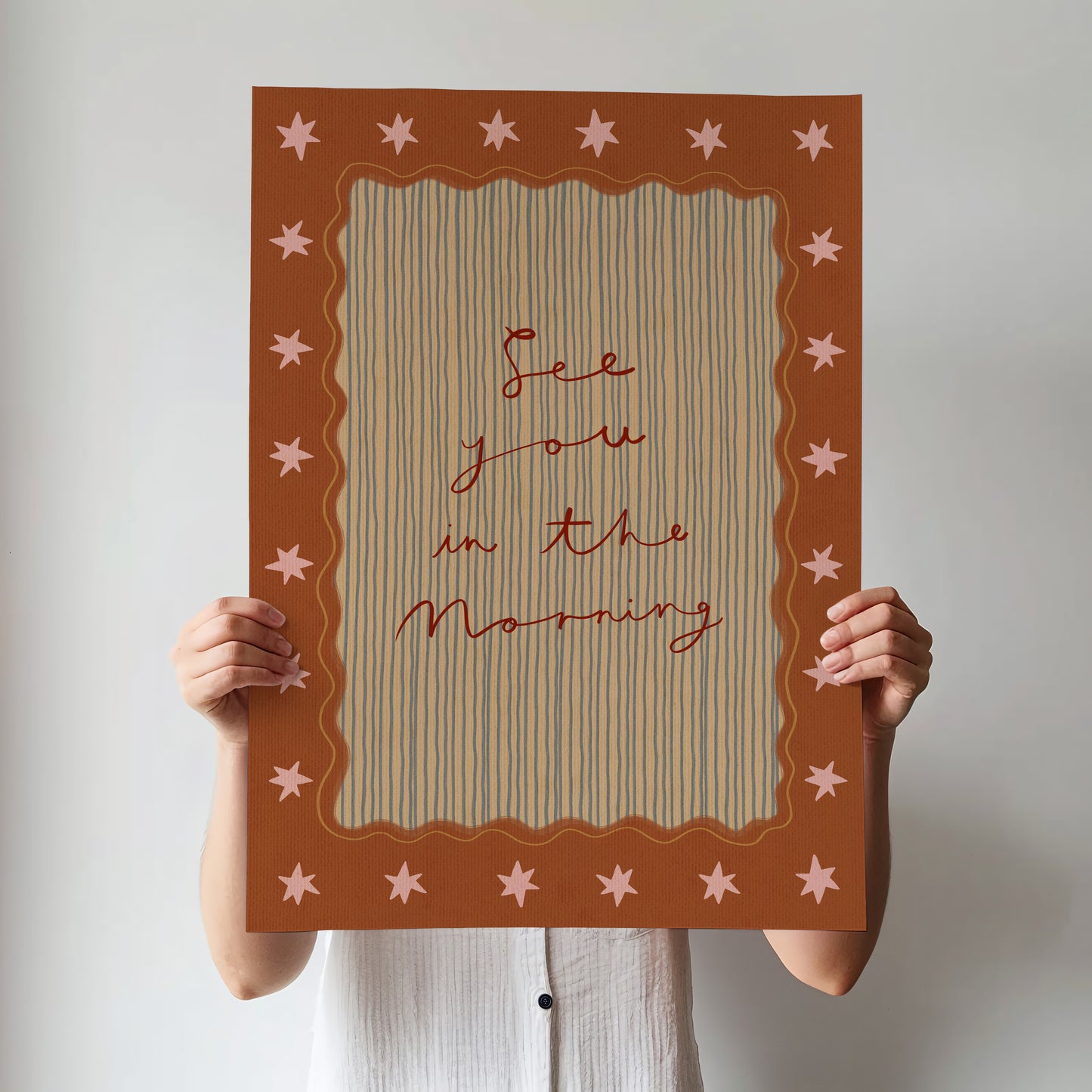 See You In The Morning | Nursery Print | UNFRAMED