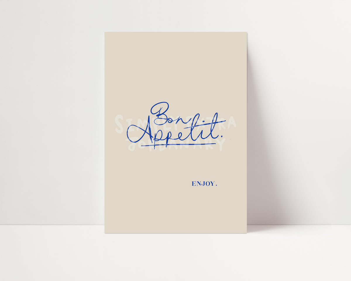 Bon Appetit Print