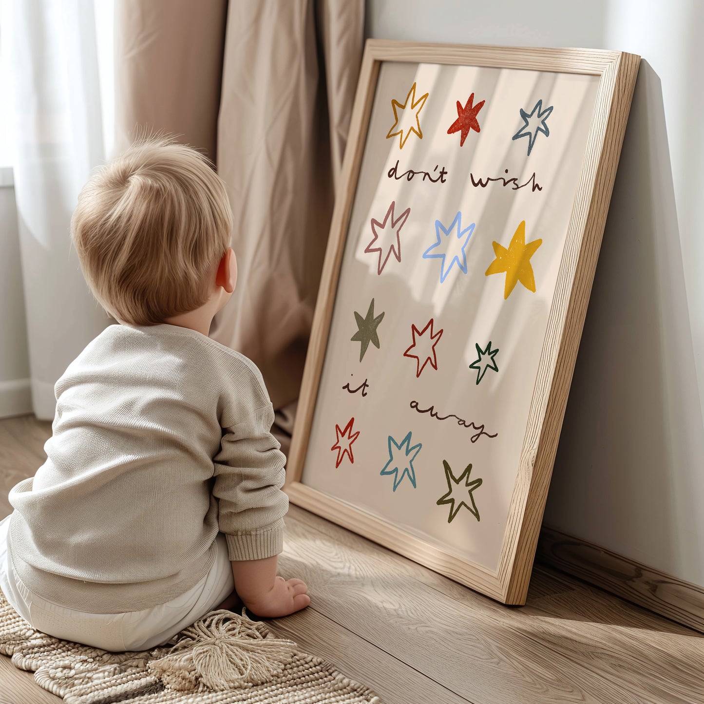 Don't Wish It Away | Nursery Print | UNFRAMED