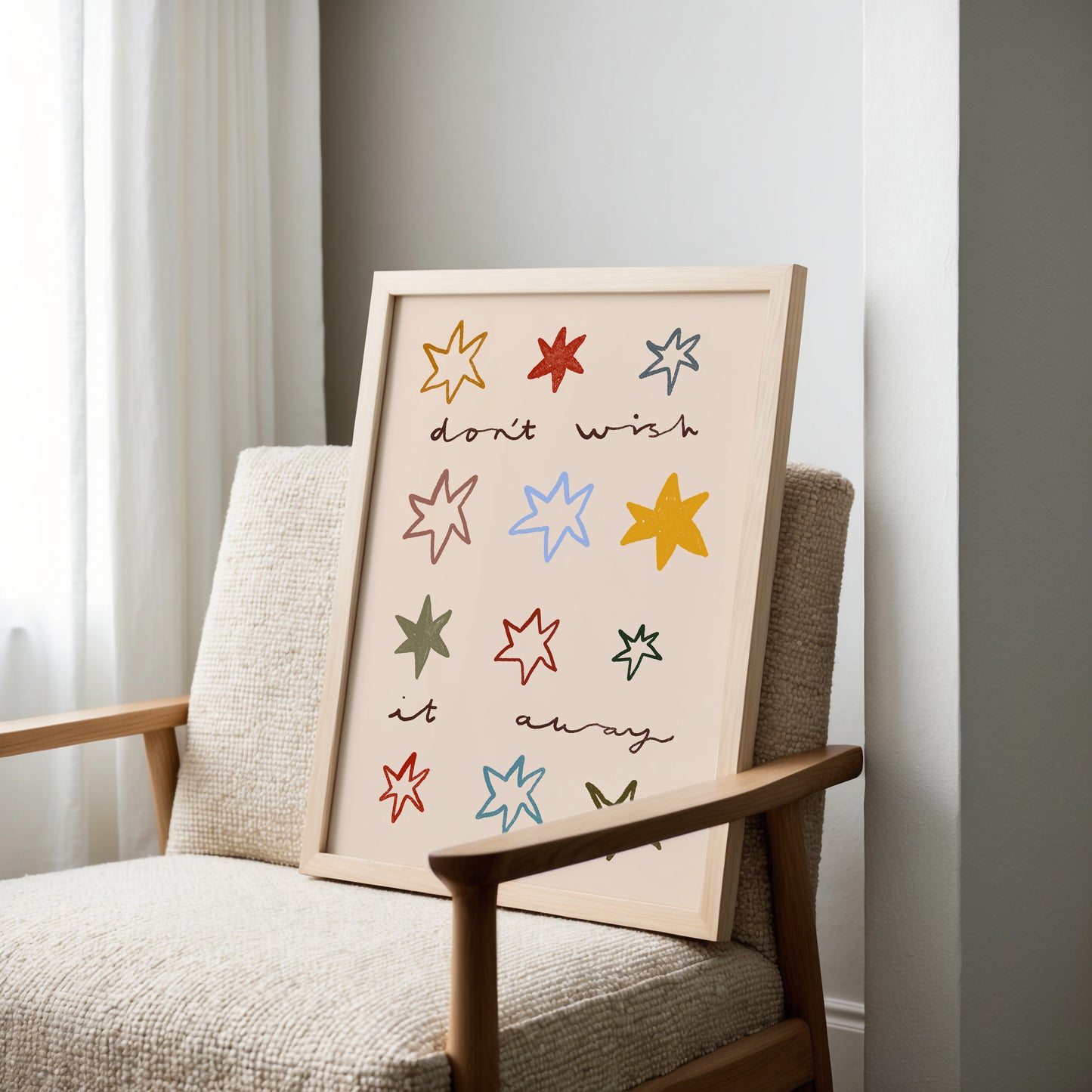 Don't Wish It Away | Nursery Print | UNFRAMED