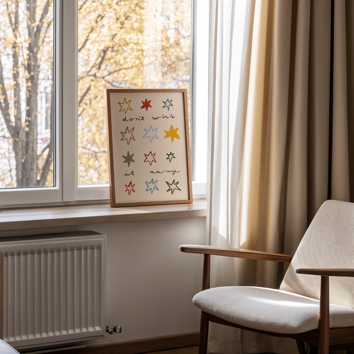 Don't Wish It Away | Nursery Print | UNFRAMED