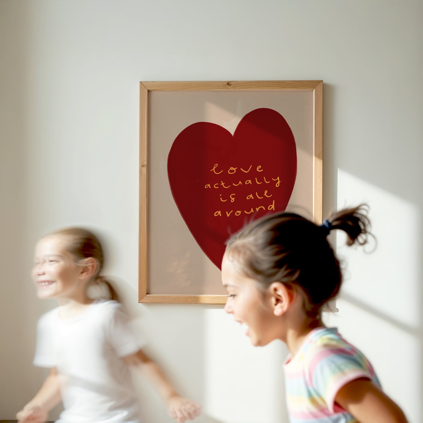 Love Actually Is All Around | Love Print | UNFRAMED