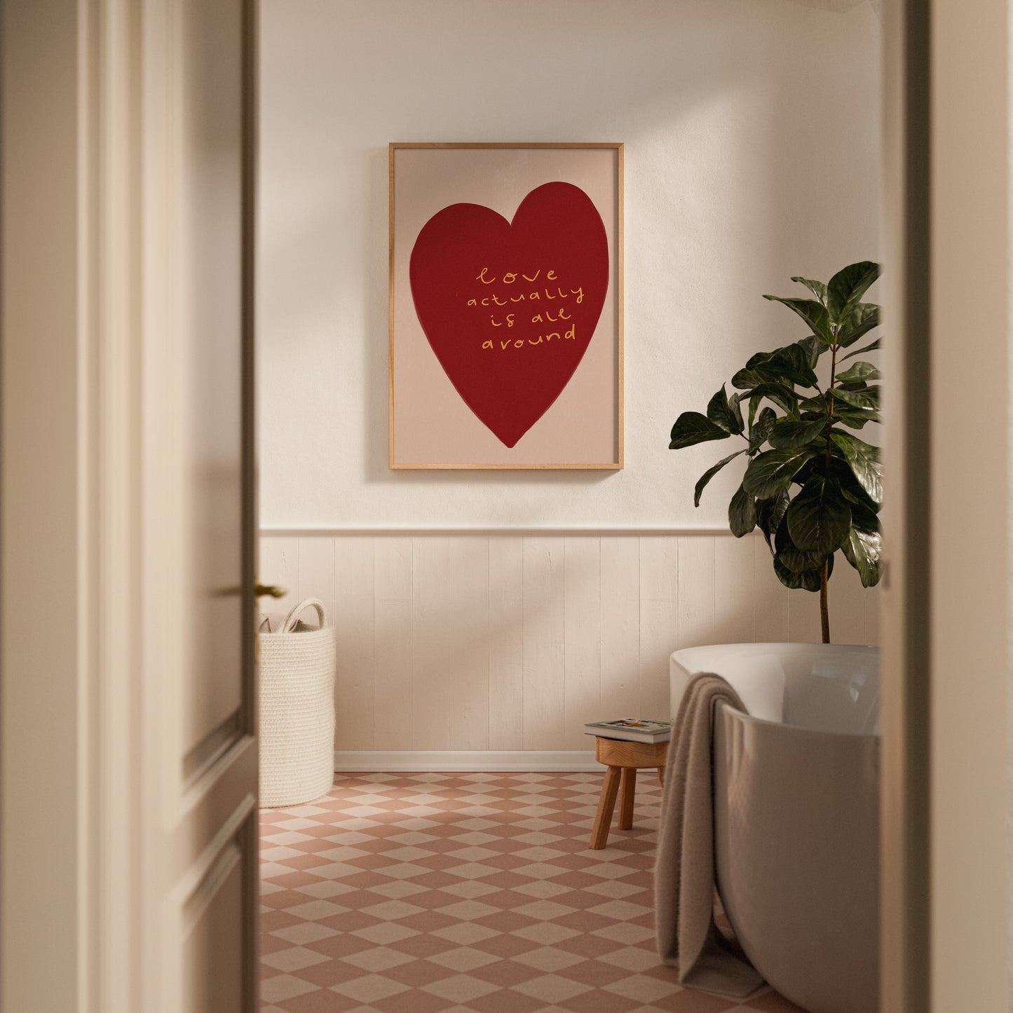 Love Actually Is All Around | Love Print | UNFRAMED