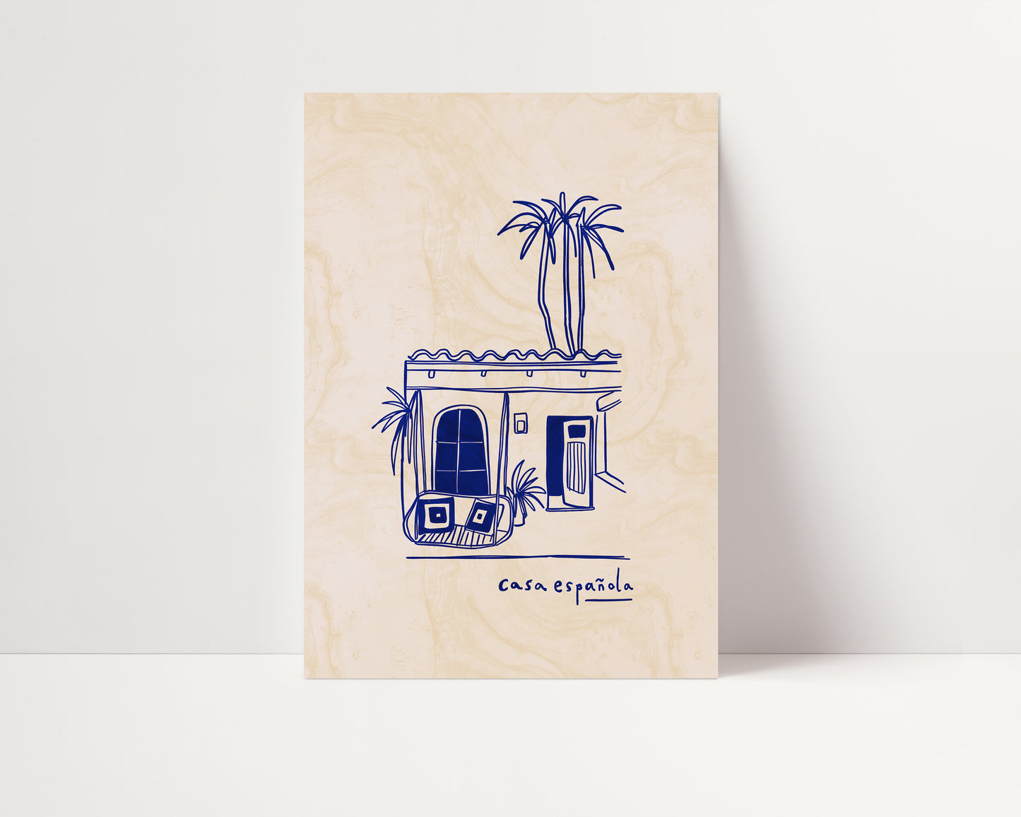 Casa Espanol | Spanish House Print | UNFRAMED