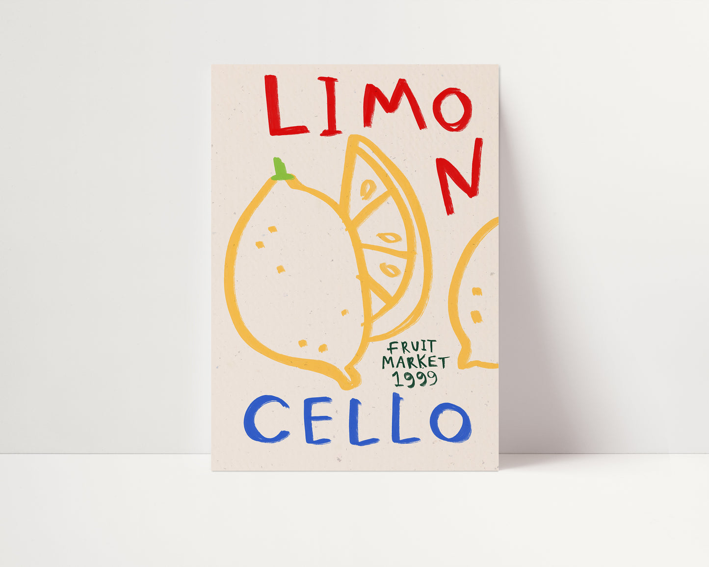 Limoncello | Hand Drawn Print | UNFRAMED