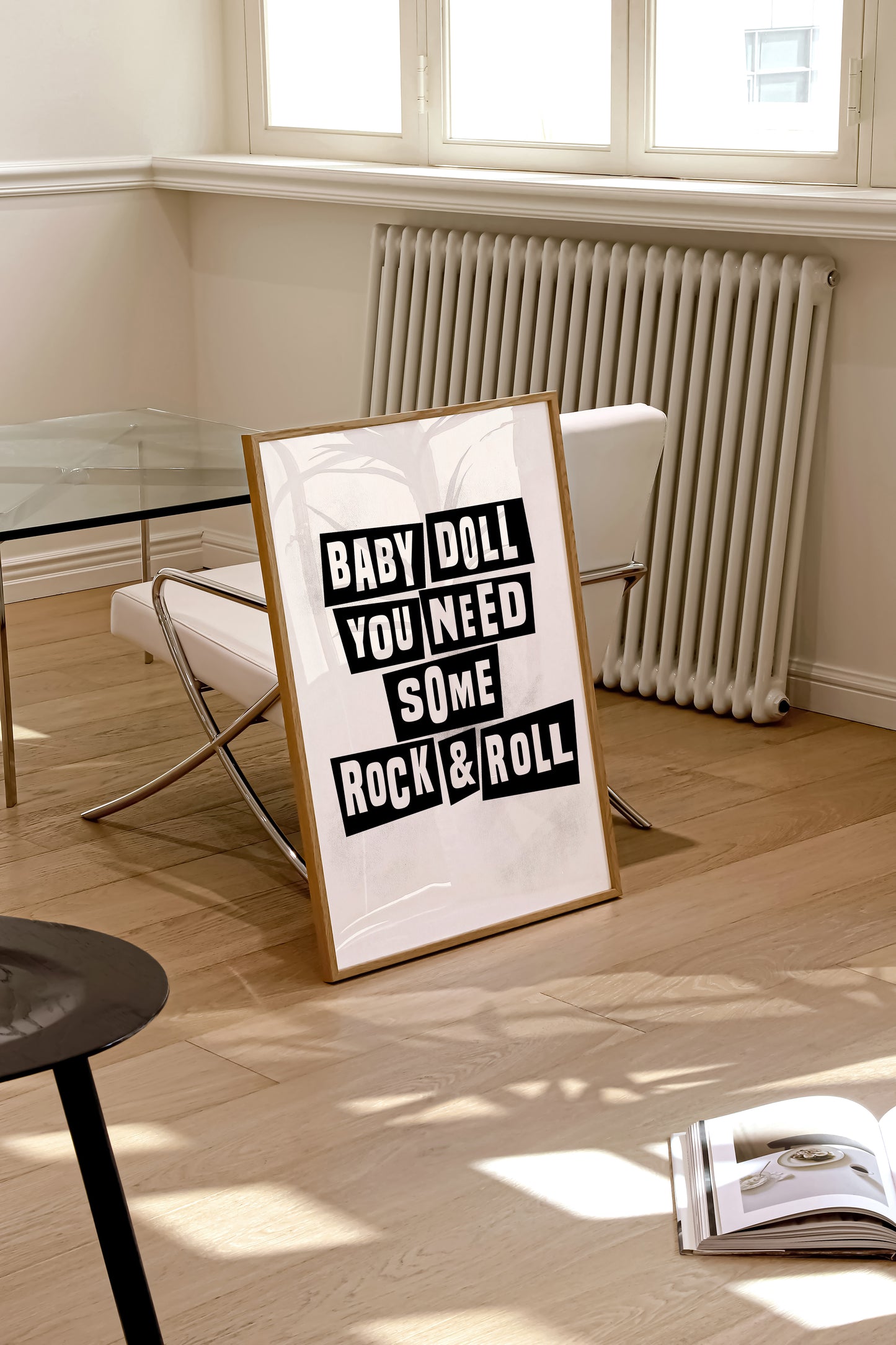 Baby Doll You Need Some Rock & Roll Print | UNFRAMED