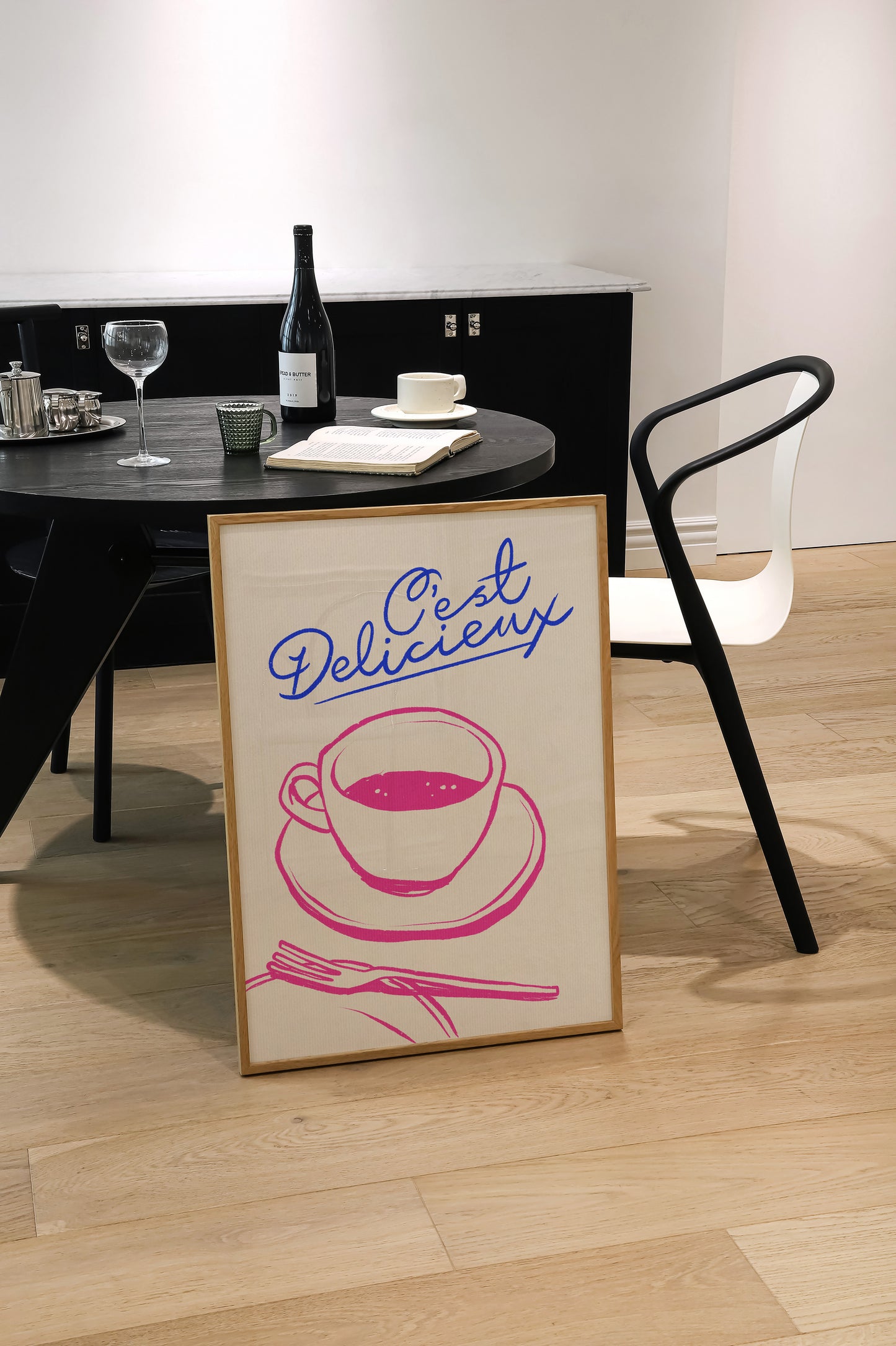 C'Est Delicieux | Coffee Print | UNFRAMED