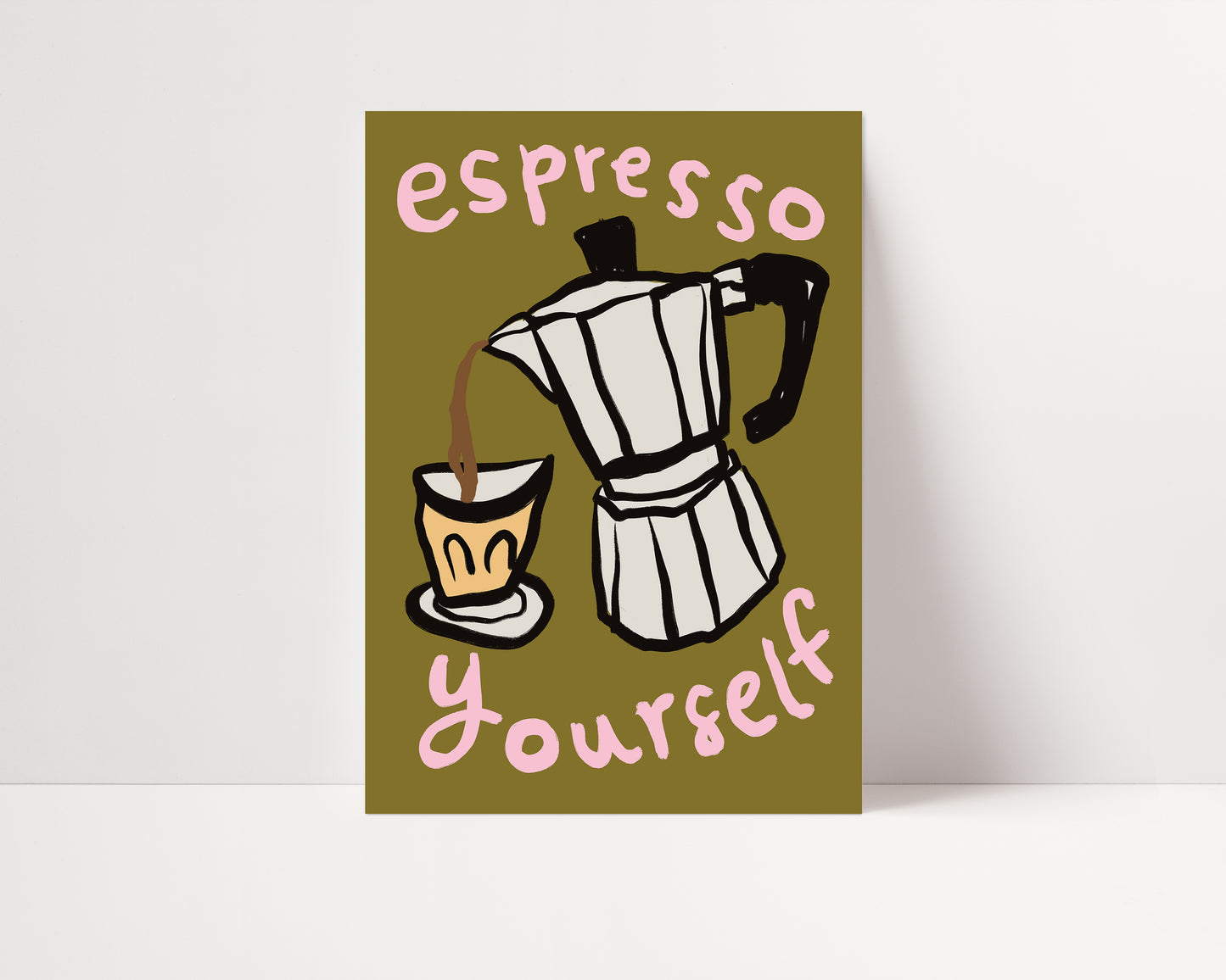 Espresso Yourself | Coffee Print | UNFRAMED