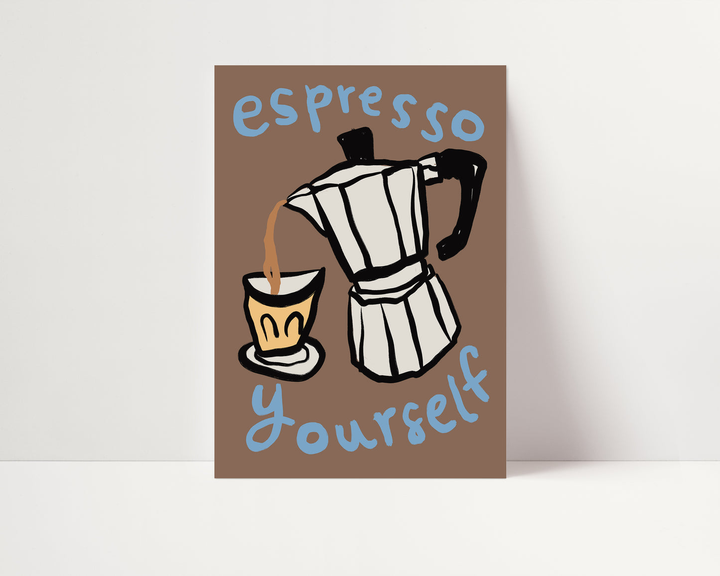 Espresso Yourself | Coffee Print | UNFRAMED