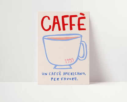 Caffè 1999 | Coffee Print | UNFRAMED