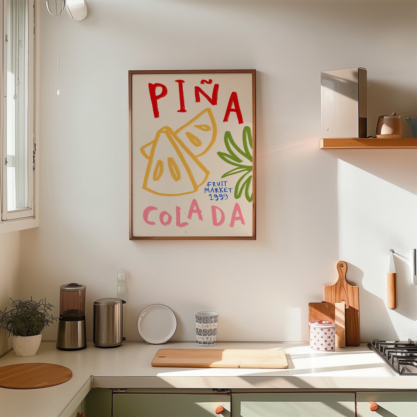 Pina Colada | 1999 Cocktail Print | UNFRAMED