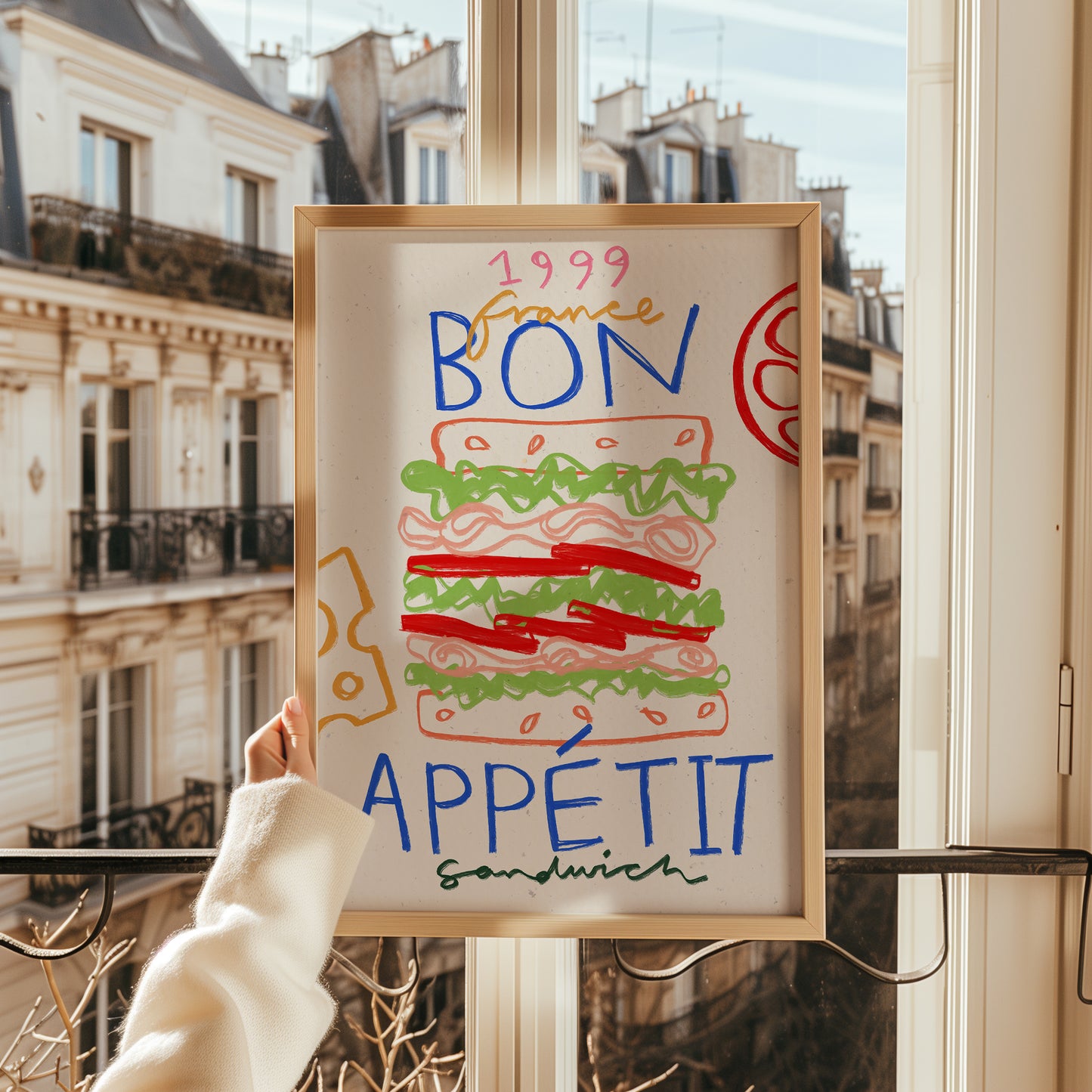 Sandwich | Bon Appetit Poster | UNFRAMED