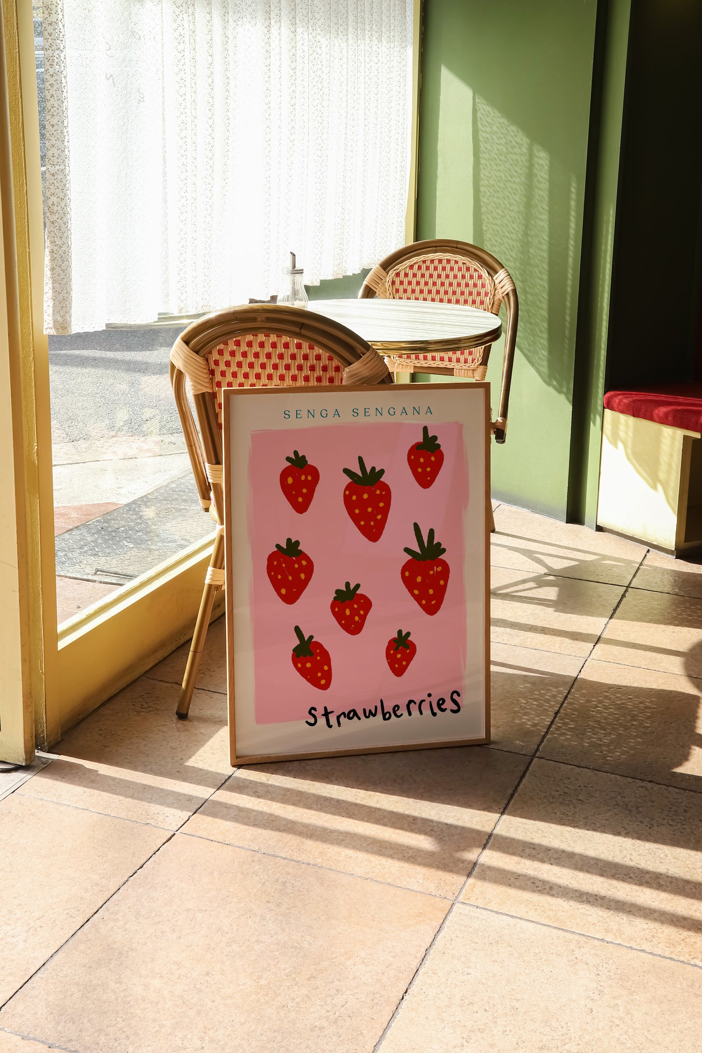 Strawberries | Strawberry Print | UNFRAMED