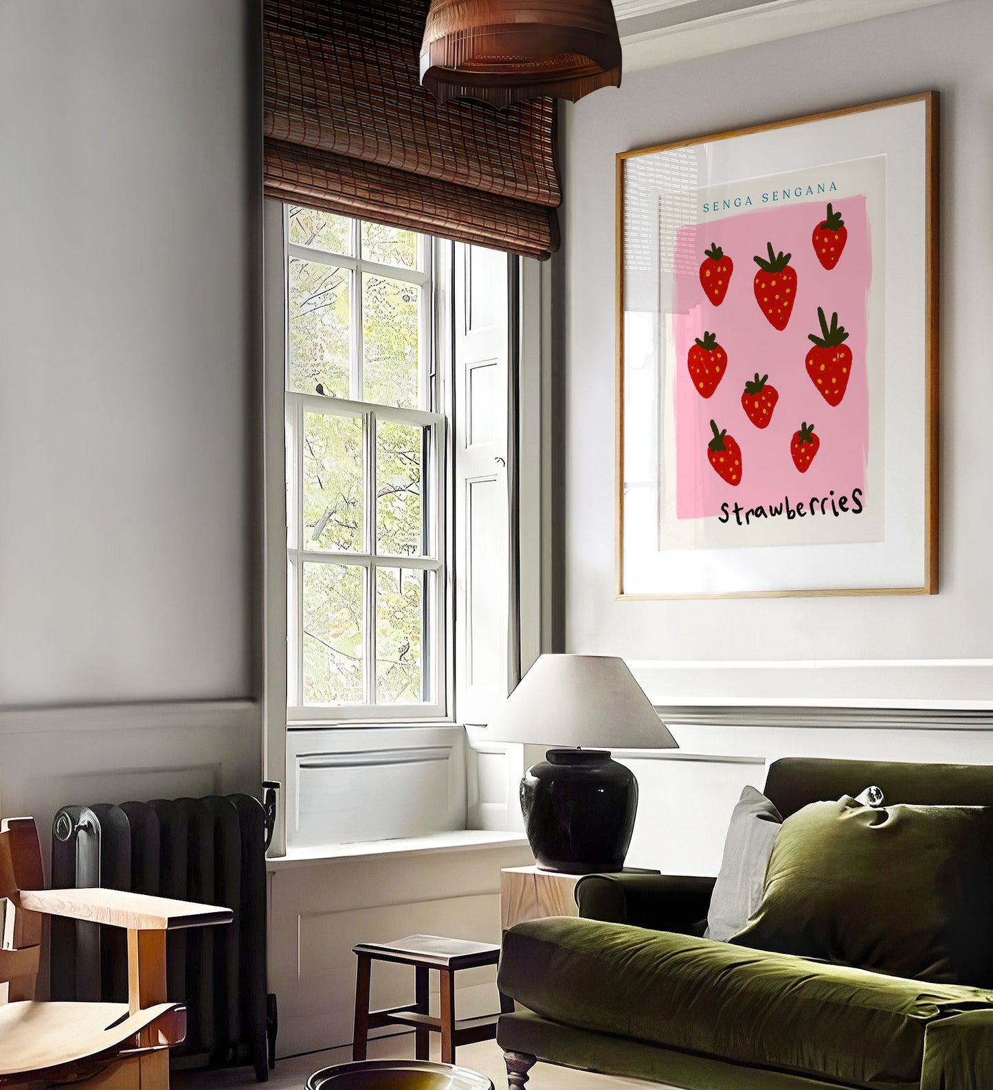 Strawberries | Strawberry Print | UNFRAMED