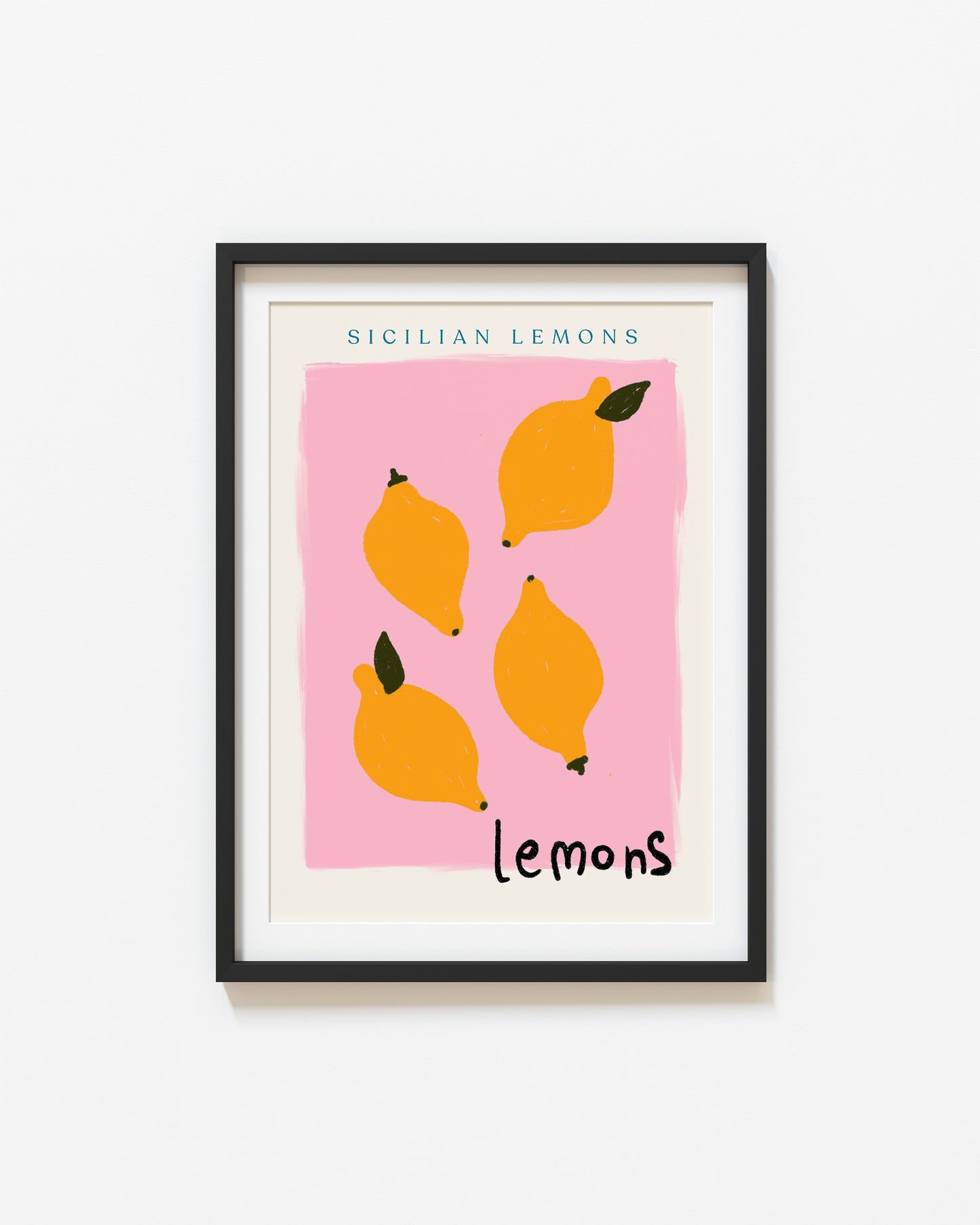 Sicilian Lemons | Lemons Print | UNFRAMED