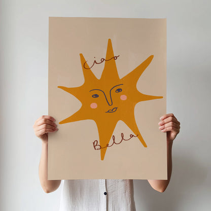 Ciao Bella | Nursery Print | UNFRAMED