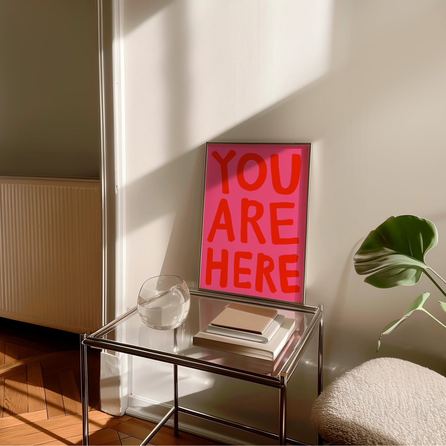 You Are Here | Typograpy Print | UNFRAMED