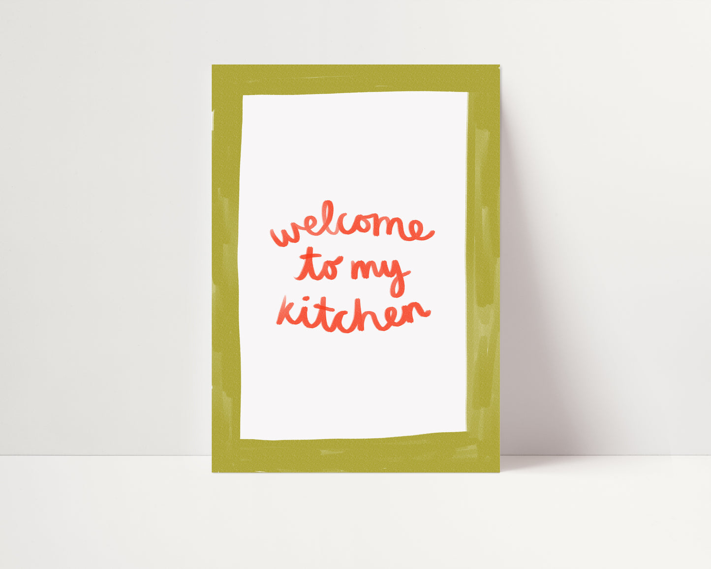 Welcome To My Kitchen | Kitchen Print | UNFRAMED