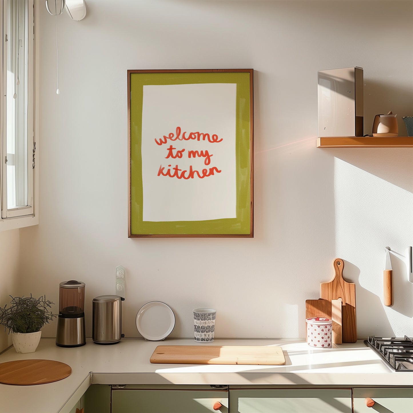 Welcome To My Kitchen | Kitchen Print | UNFRAMED