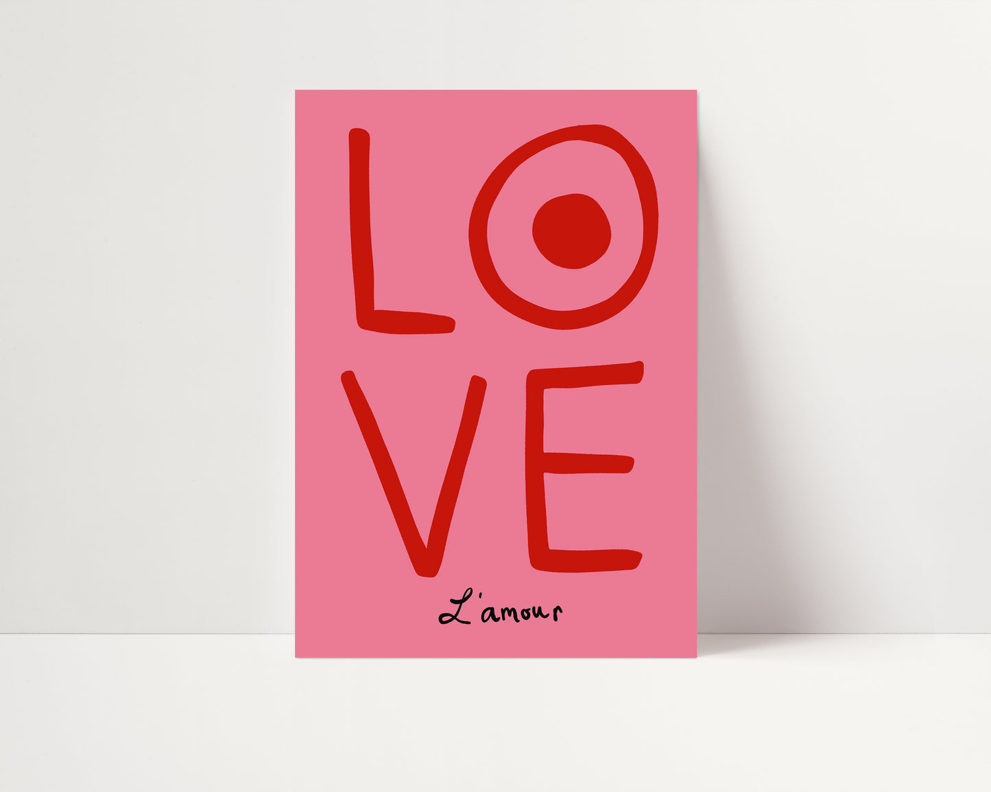 Love Print | Abstract Quote | UNFRAMED