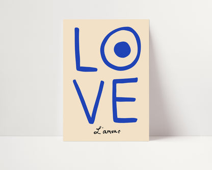 Love Print | Abstract Quote | UNFRAMED