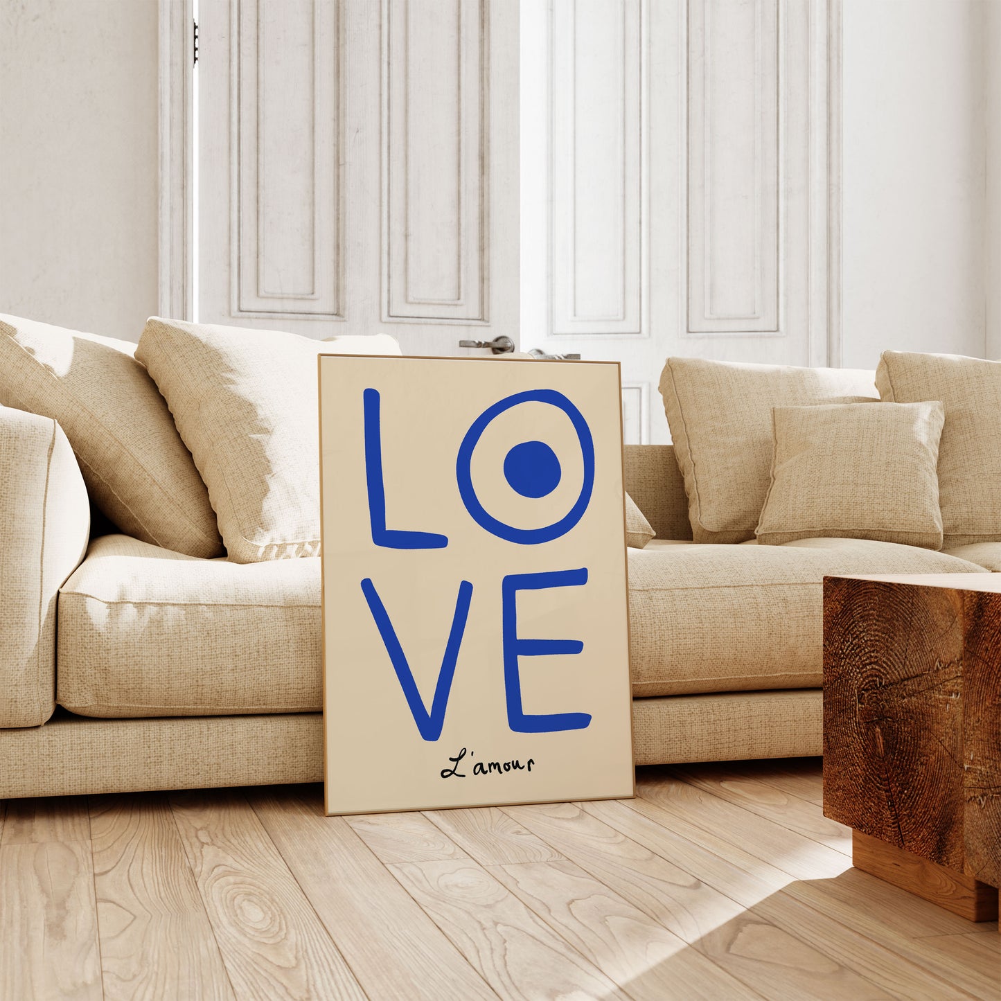 Love Print | Abstract Quote | UNFRAMED