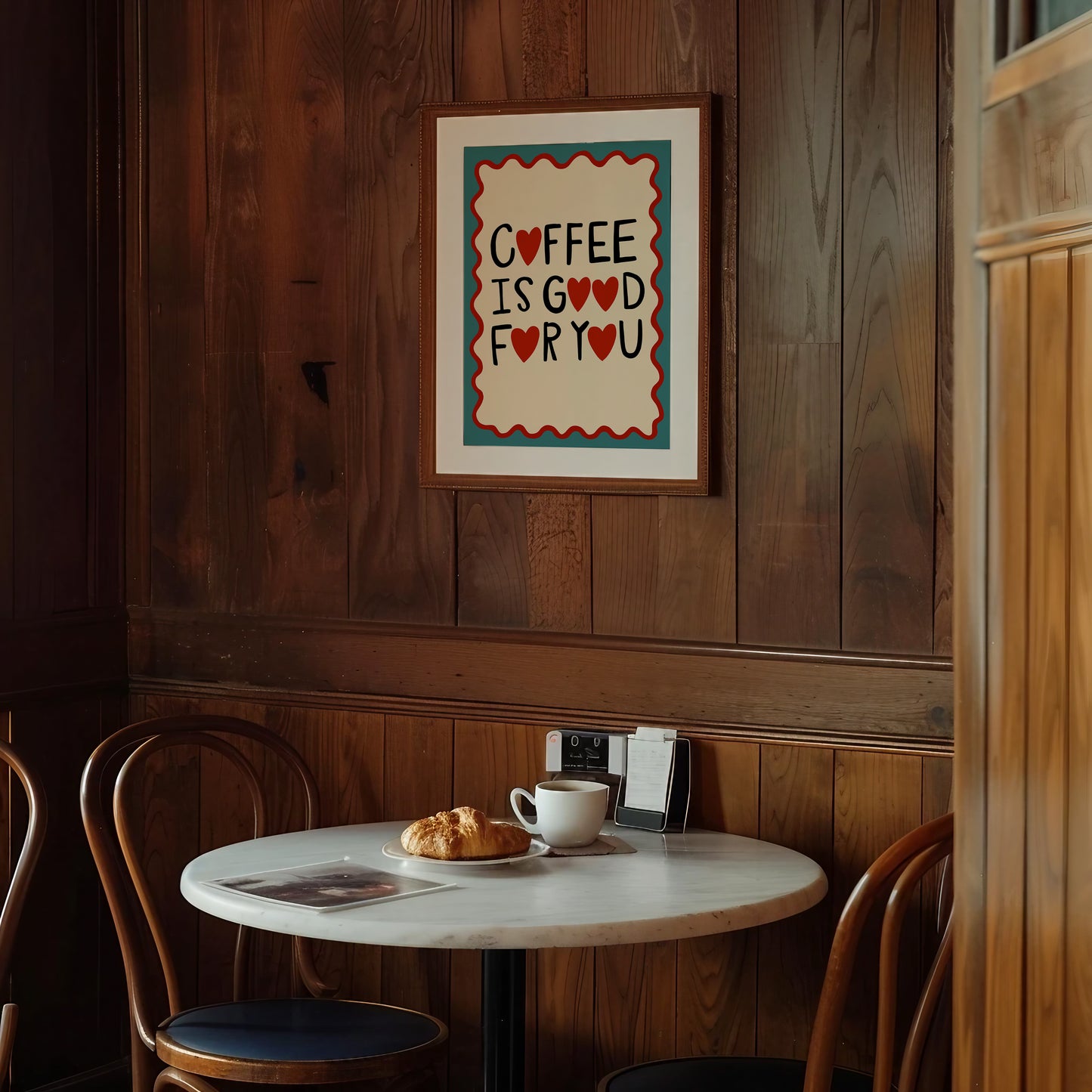 Coffee Is Good For You | Coffee Poster | UNFRAMED