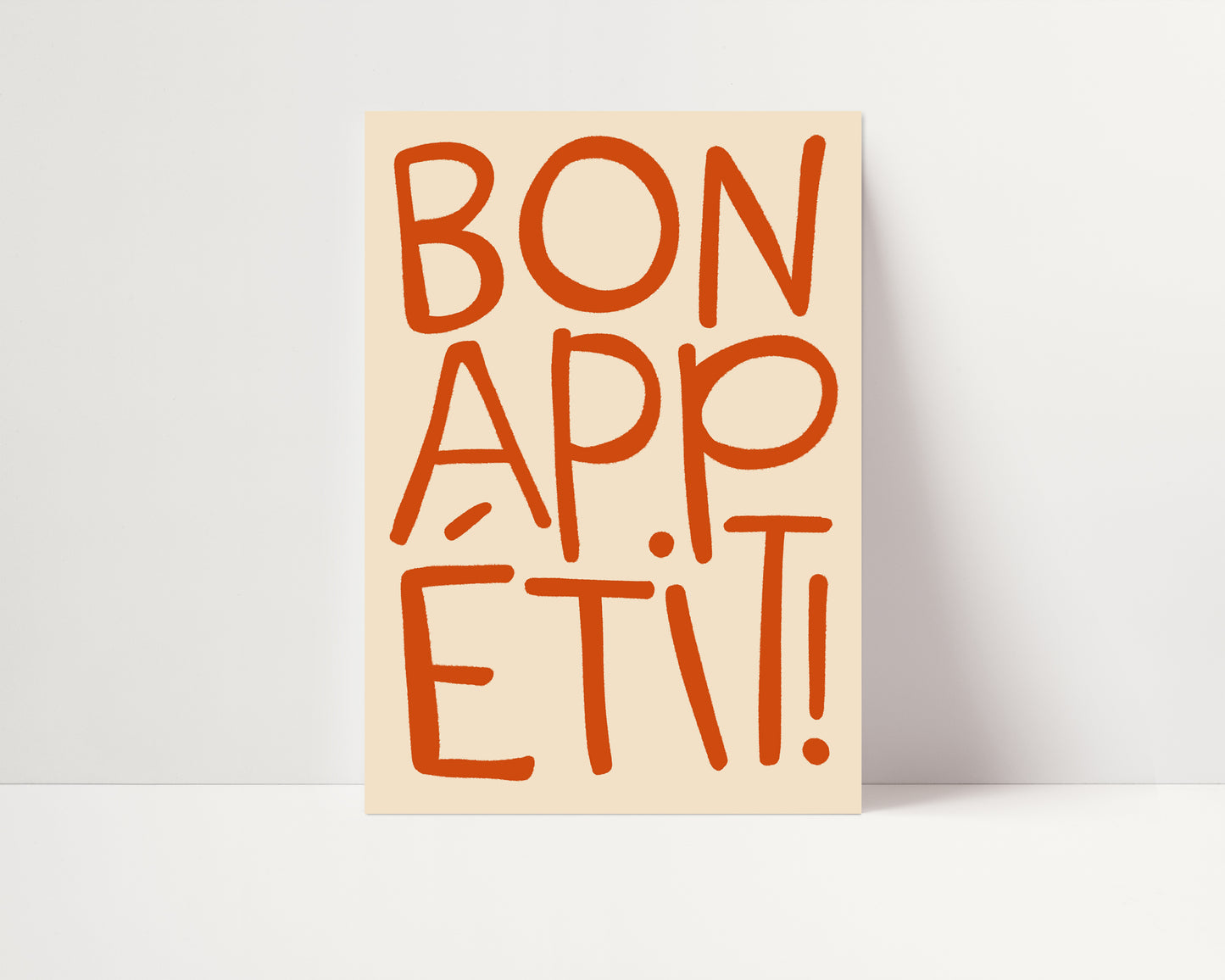 Bon Appetit | Kitchen Poster | UNFRAMED