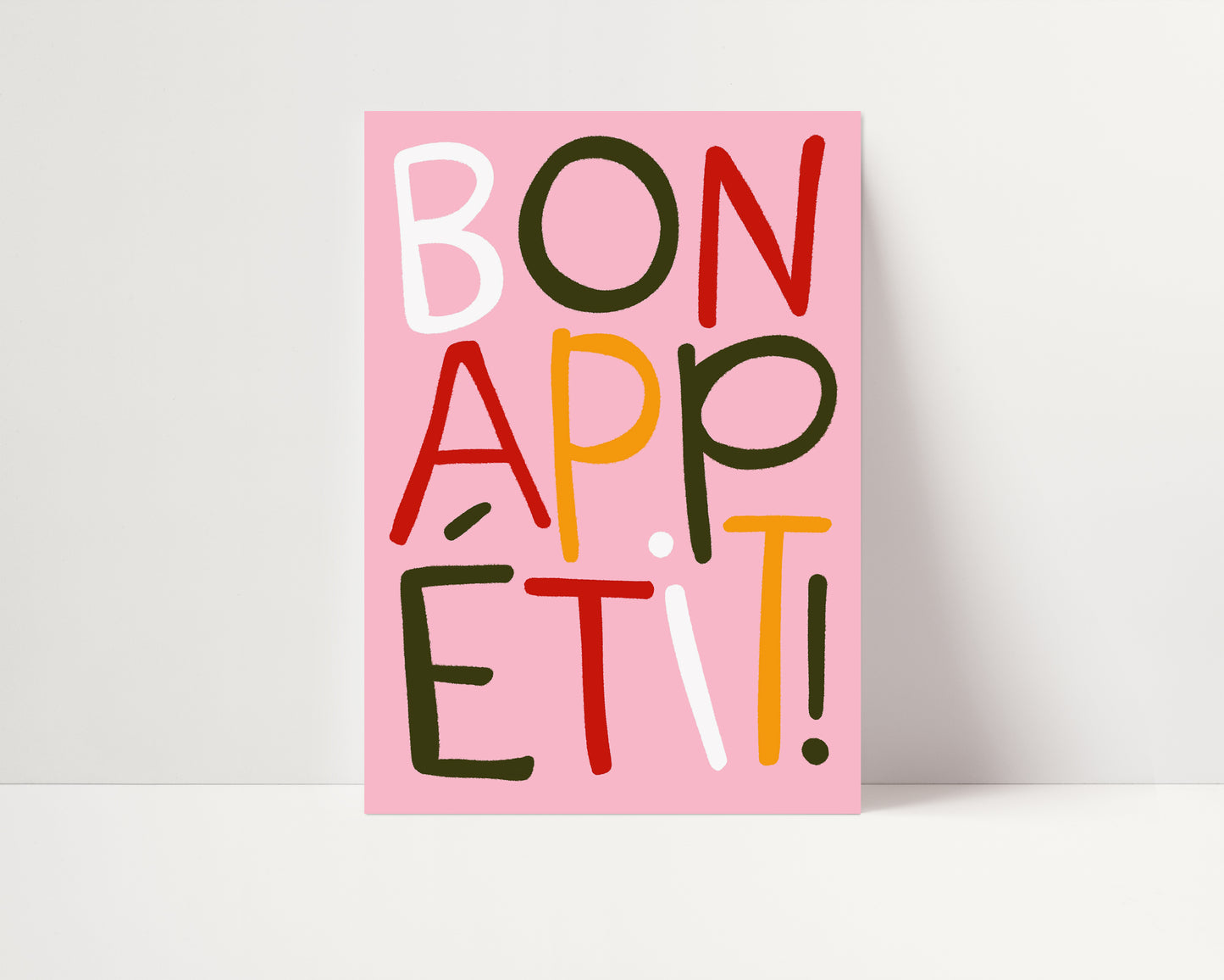 Bon Appetit | Kitchen Poster | UNFRAMED