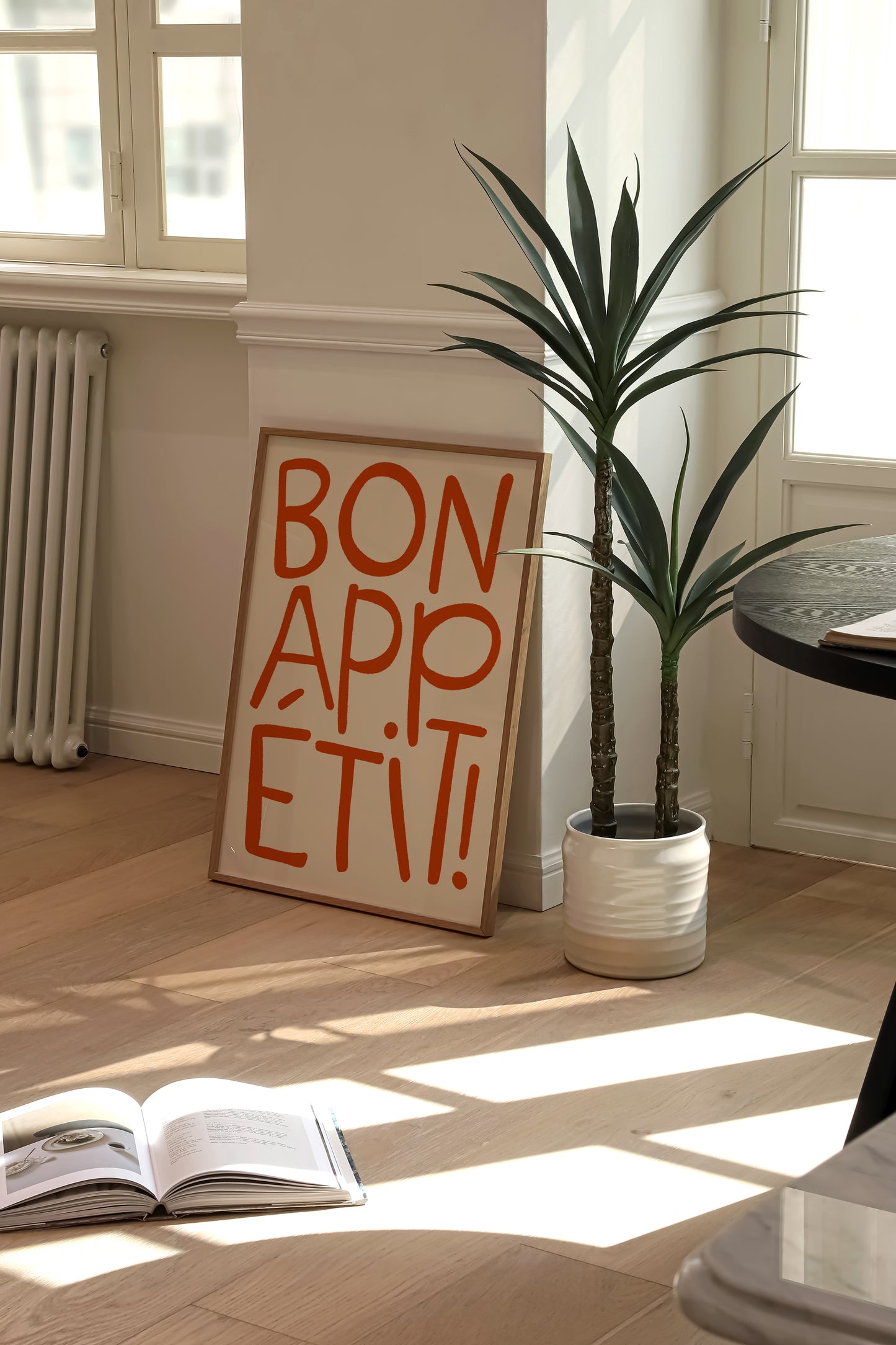 Bon Appetit | Kitchen Poster | UNFRAMED