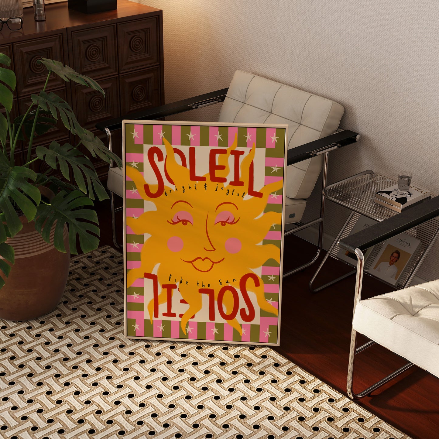 Soleil | Boho Sun Print | UNFRAMED