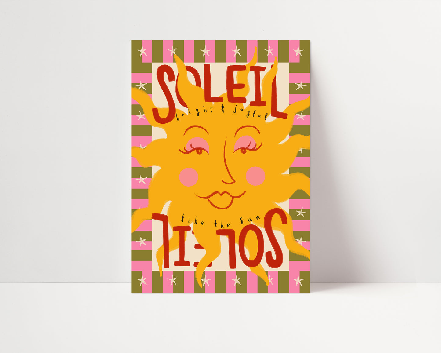 Soleil | Boho Sun Print | UNFRAMED