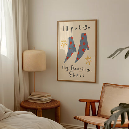 Dancing Shoes | Dancing Print | UNFRAMED