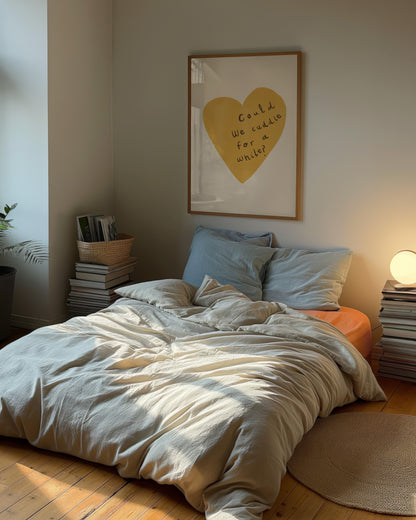 Can We Cuddle? | Nursery Print | UNFRAMED