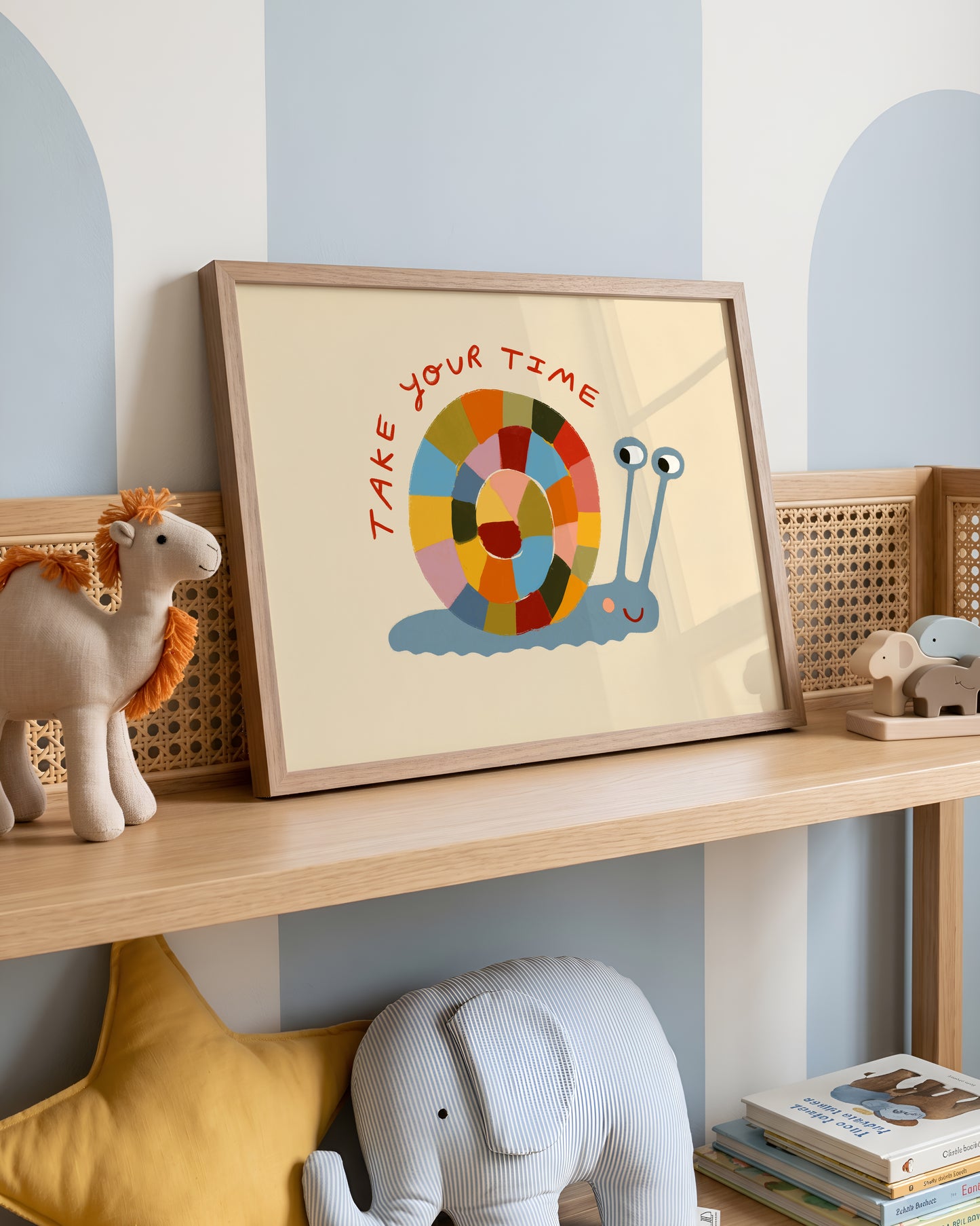 Take Your Time | Snail Affirmation Print | UNFRAMED