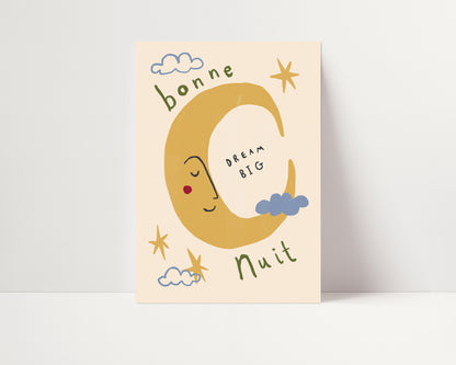 Dream Big | Nursery Print | UNFRAMED