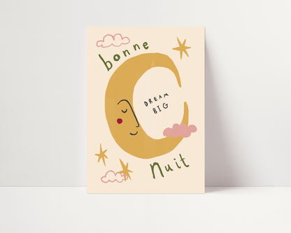 Dream Big | Nursery Print | UNFRAMED