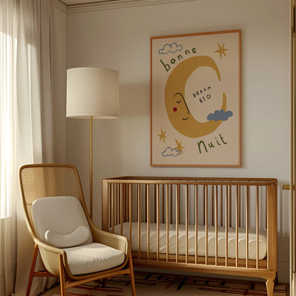 Dream Big | Nursery Print | UNFRAMED