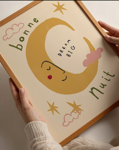 Dream Big | Nursery Print | UNFRAMED