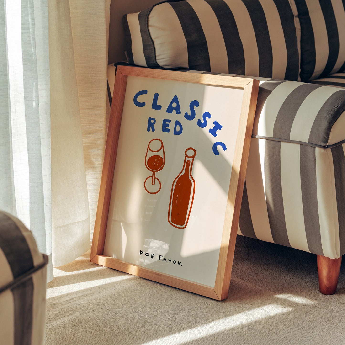 Classic Red | Wine Poster | UNFRAMED