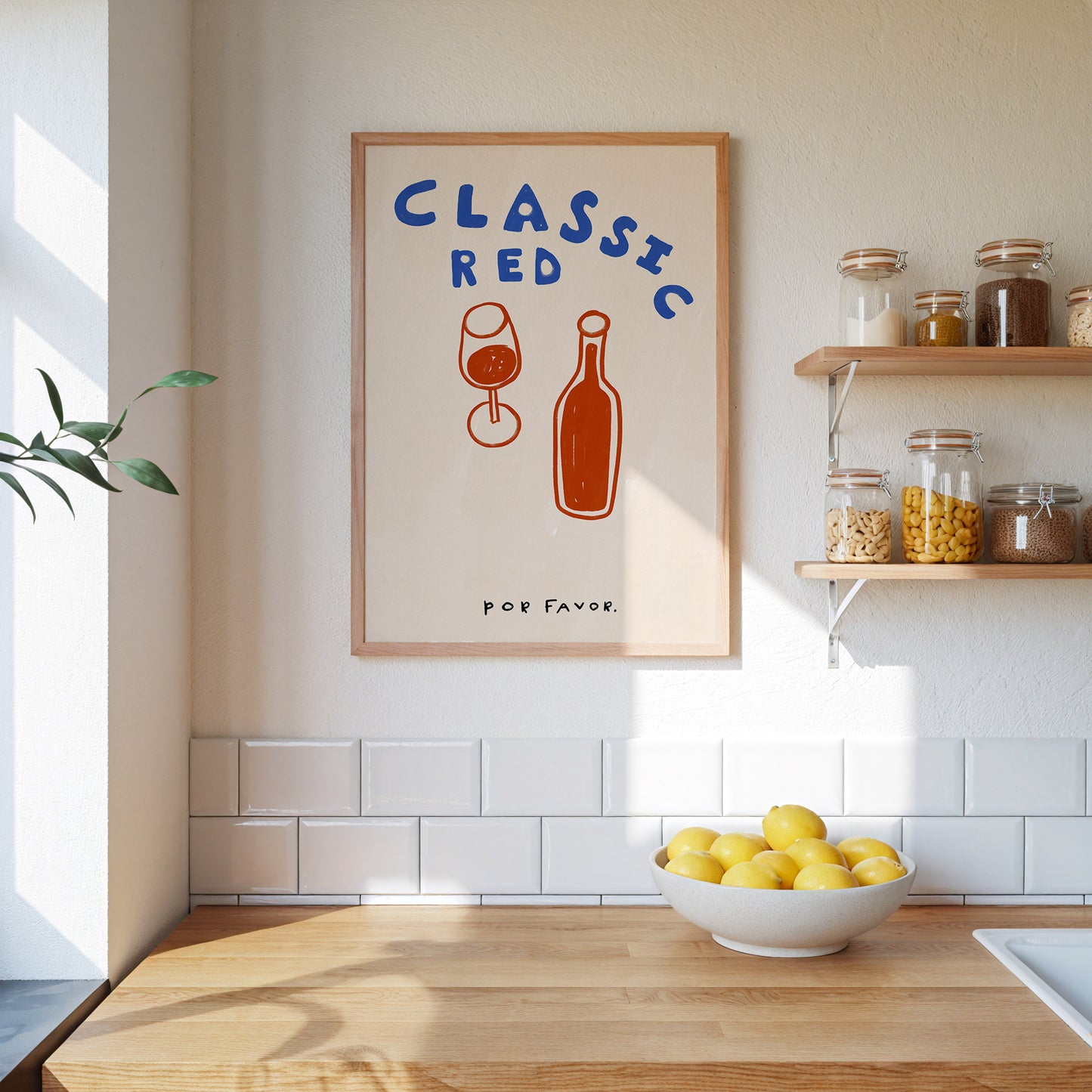 Classic Red | Wine Poster | UNFRAMED