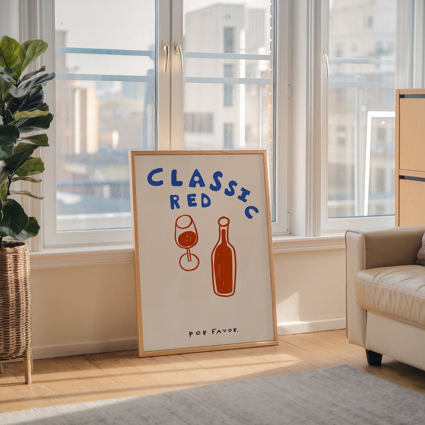 Classic Red | Wine Poster | UNFRAMED