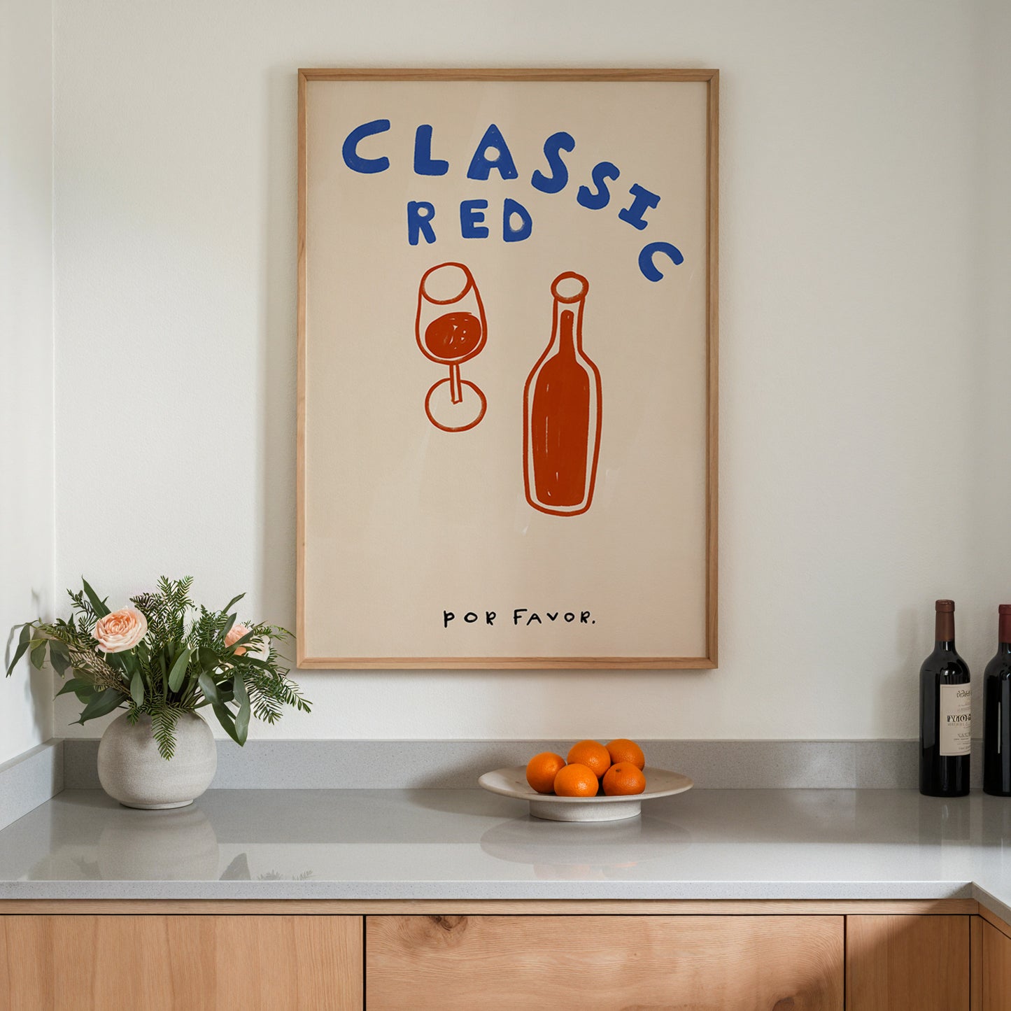 Classic Red | Wine Poster | UNFRAMED