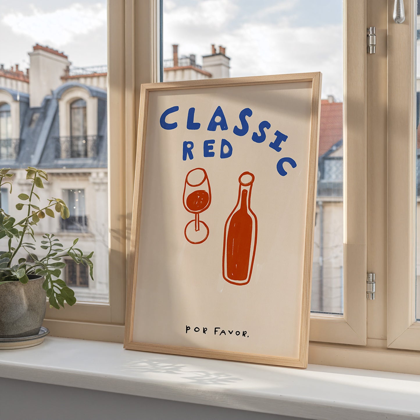 Classic Red | Wine Poster | UNFRAMED
