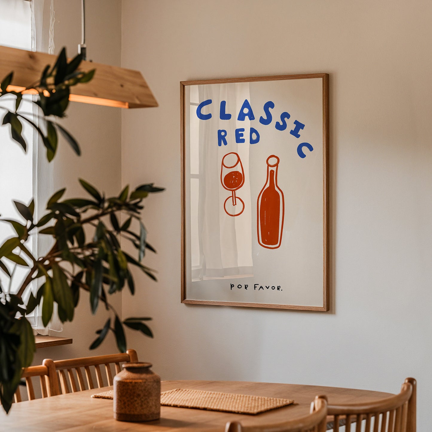 Classic Red | Wine Poster | UNFRAMED