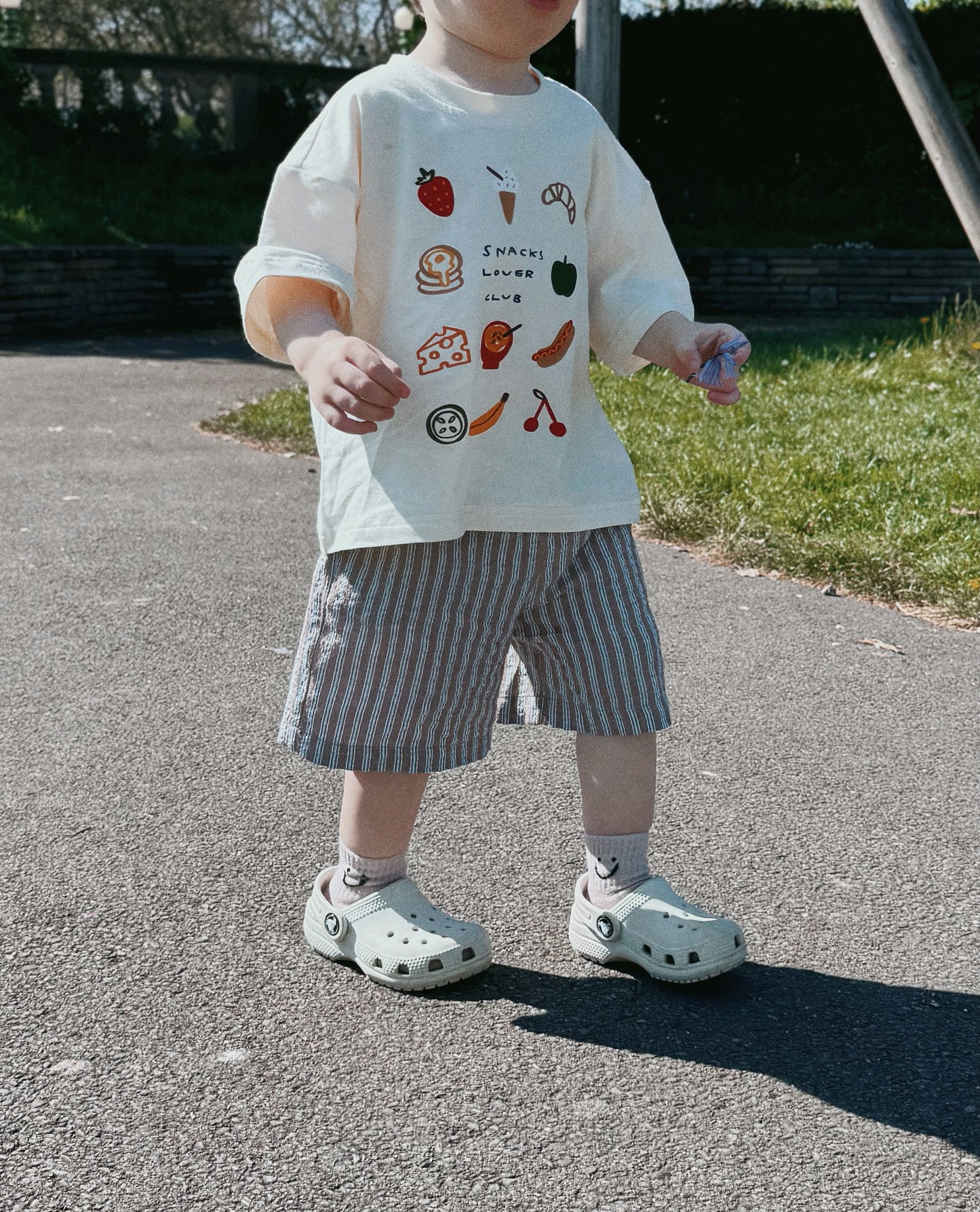 Oversized Children's Graphic T-shirt | Snacks Lover Club